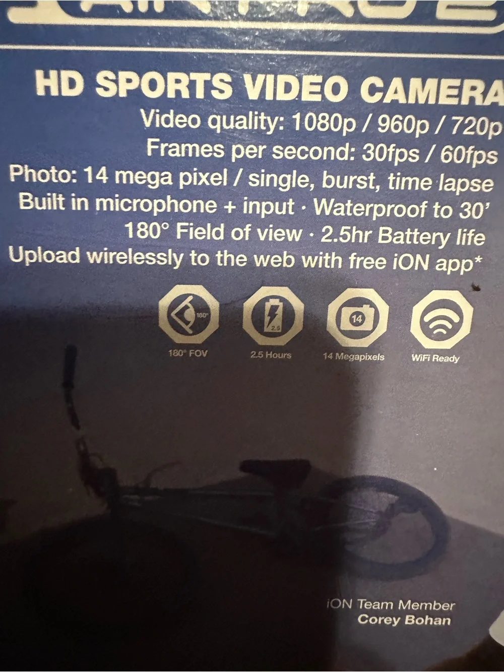 Ion shoot/share Pro 2 Blue HD Sports Video Camera